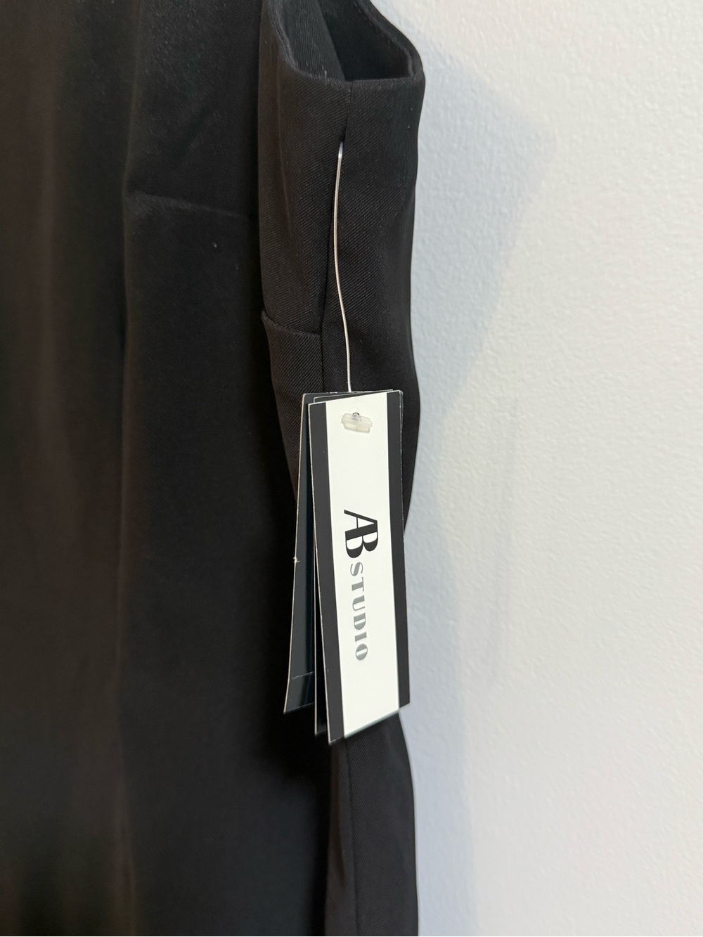 AB Studio Black Sleeveless Sheath Dress - Picture 3 of 9